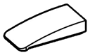 Bracket Plate 1 x 2 with one stud on side, ascending in White