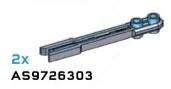 Weapon: Shade Turret Cannon Trans-Blue w/ Silver Printing in Multicolored
