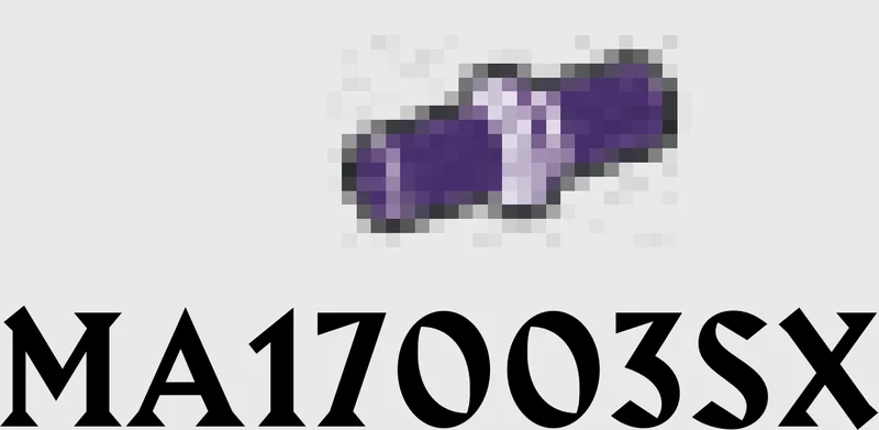 Connector: pin, small in Purple, Byzantium (Metallic)