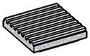 Tile 2 x 2 grill in Gray, Steel