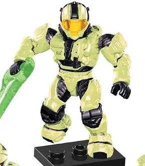Figure, Halo: UNSC Spartan CQB, glow in the dark zombie