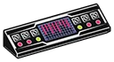 Slope brick 36 4 x 1, control panel print in Multicolored