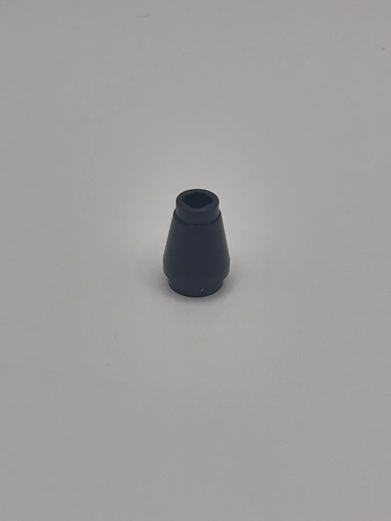Cone 1 x 1 w/ Open Top, type 02 in Black