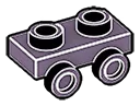 Bracket Plate 1 x 2 with side studs