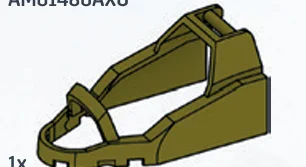 Hornet Cockpit w/ Bar on Top (Hornet Recon) in Green, Light Olive Drab (Metallic)