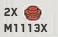 Plate Round 1 x 1 in Red (Translucent)