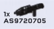 Weapon: UNSC Assault Rifle w/ White Band Printing in Black
