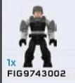Figure, Halo: UNSC Marine - Gray / Black w/ White Skin Tone