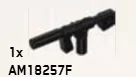 Weapon, Firearm: UNSC Submachine Gun with silencer in Black