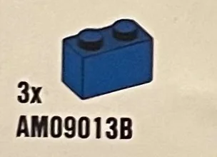 Brick 1 x 2 in Blue