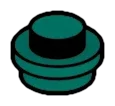 Plate 1 x 1 round