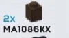 Brick 1 x 1 in Copper (Metallic)