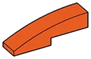 Slope 25 1 x 4 curved in Orange, Marigold