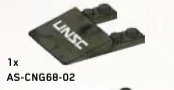 Slope 4 x 1 x 5 with center cut out w/ Printed UNSC in Green, Jungle (Camo)