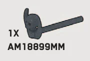 Bar: 4L w/ stylized skull in crescent, UNSC Victor Squad emblem in Gray, Dark (Metallic)
