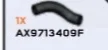 Connector Hose (Night Ops Gausshog) in Black