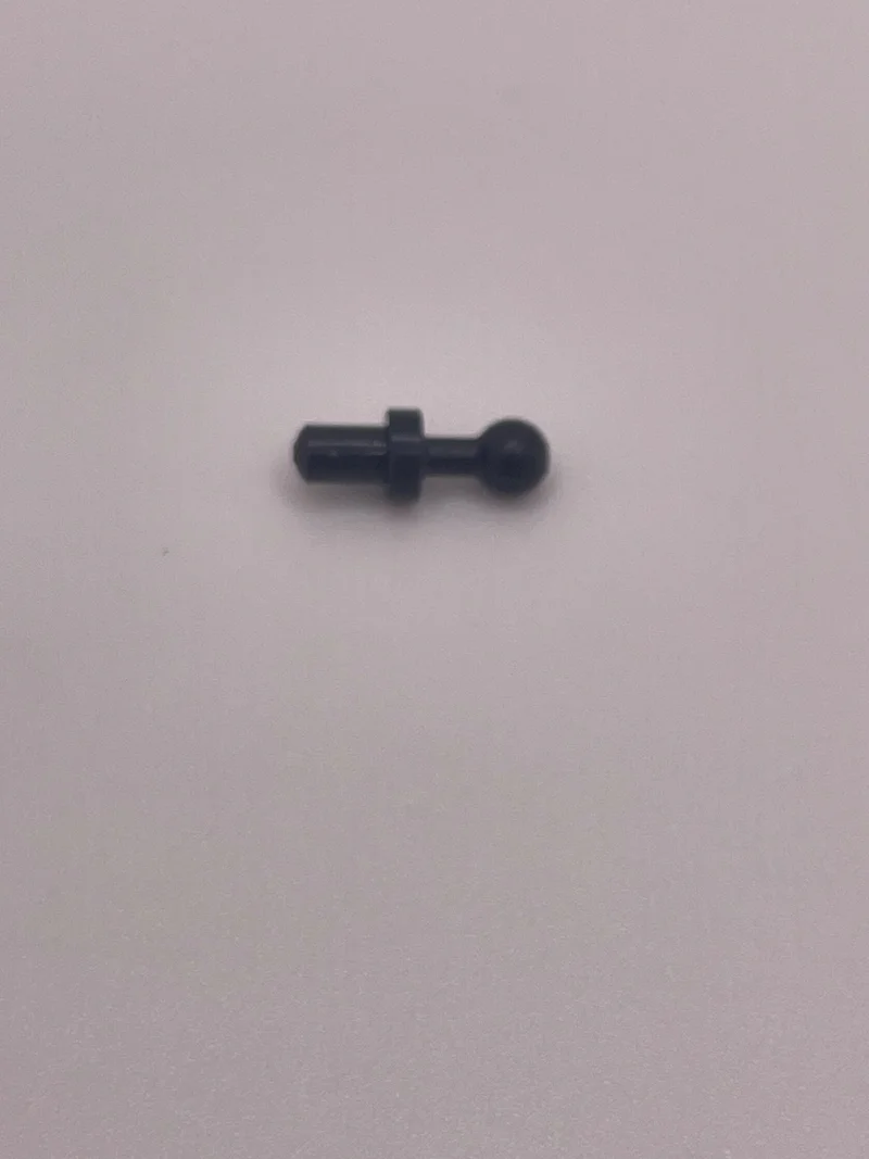 Connector: pin with ball joint, small in Gray, Charcoal