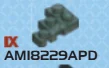 Plate Wedge 3 x 3 - Right in Green, Jungle (Camo)