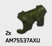 Back Armor, Spartan Default (Reach Armor) in Green, Light Olive Drab (Metallic)