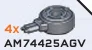 Weapon, Turret Mount with Axle Pin Hole in Gray, Light (Metallic)