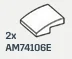 Slope 33 2 x 0.67 x 2 with Curved Slope in White