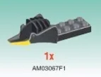 Buildable Hawk Zord Lower Jaw in Black