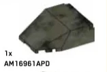 Windscreen 4 x 1.33 x 5 in Green, Jungle (Camo)