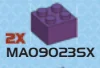 Brick 2 x 2 in Purple, Byzantium (Metallic)