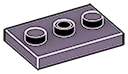 Plate 2 x 3 with 3 studs