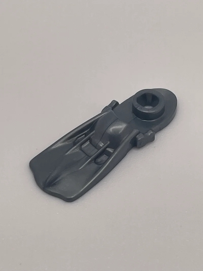 Gear Feet: Swim Fin in Gray, Dark Smoke