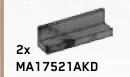 Panel 1 x 1 x 4 in Gray, Light Camo (Metallic)