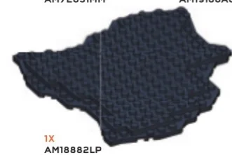 Baseplate 17 x 18 irregular, two-tiered in Gray, Charcoal
