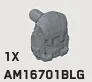 Gear: knapsack in Gray, Dull