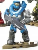 Figure, Halo: Spartan Mark V [B] - Blue / Dark Gray (Reach Armor)