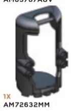 Fixture: cryo pod front in Metal, Iron (Metallic)