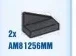 Slope 1 x 2 on right edge in Gray, Dark (Metallic)