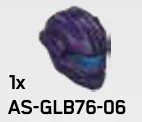 Helmet, Spartan Commando - Metallic Purple (Reach Armor) in Multicolored