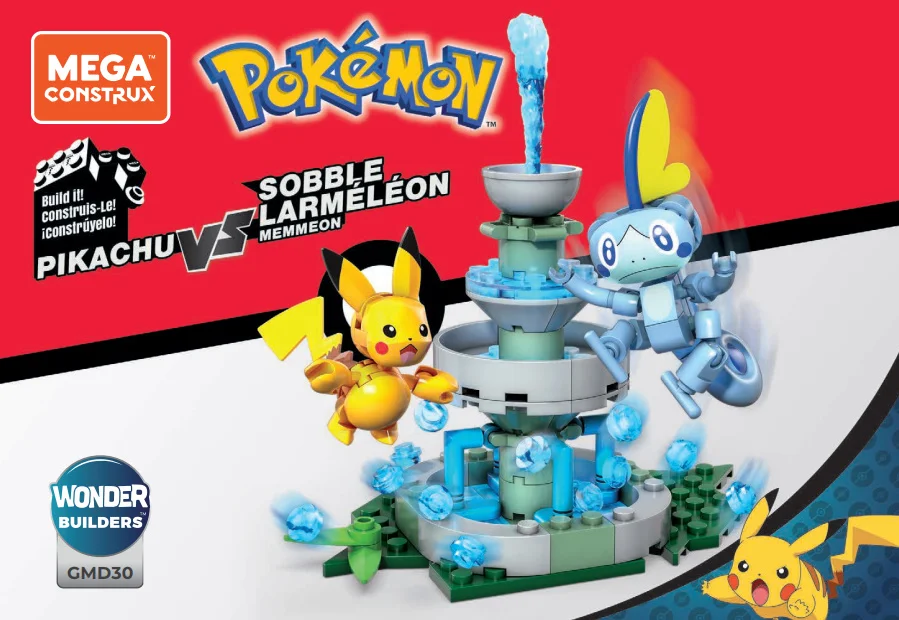 Instruction booklet for GMD30 Pikachu vs Sobble