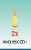 Flame Effect w/ Printing in Yellow (Translucent)