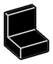 Panel 1 x 1 x 1 in Black