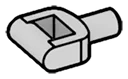 Bar, Pin, Small with Hand Grip in Gray, Dull