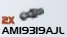 Connector: pin with ball joint, small in Gray, Cool Dark (Flake)