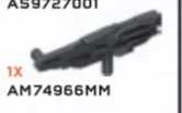 Weapon, Firearm: cannon, incineration in Gray, Dark (Metallic)