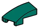 Wedge 25 1 x 2 Curved Slope, Left