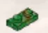 Plate 1 x 2 in Green, Medium (Camo)