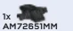 Weapon, Firearm: missile pod, body panel in Gray, Dark (Metallic)