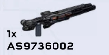Weapon: Promethean Binary Rifle w/ Printing in Multicolored