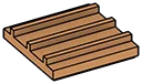 Tile 3x3 with 3x Ridges