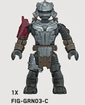 Banished Brute Warrior - Silver w/ Red Shoulder (Banished Combat Unit)