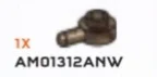 Plate 1 x 1 round with horizontal peg in Sand, Dark (Camo)